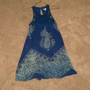 Blue Paisley sundress